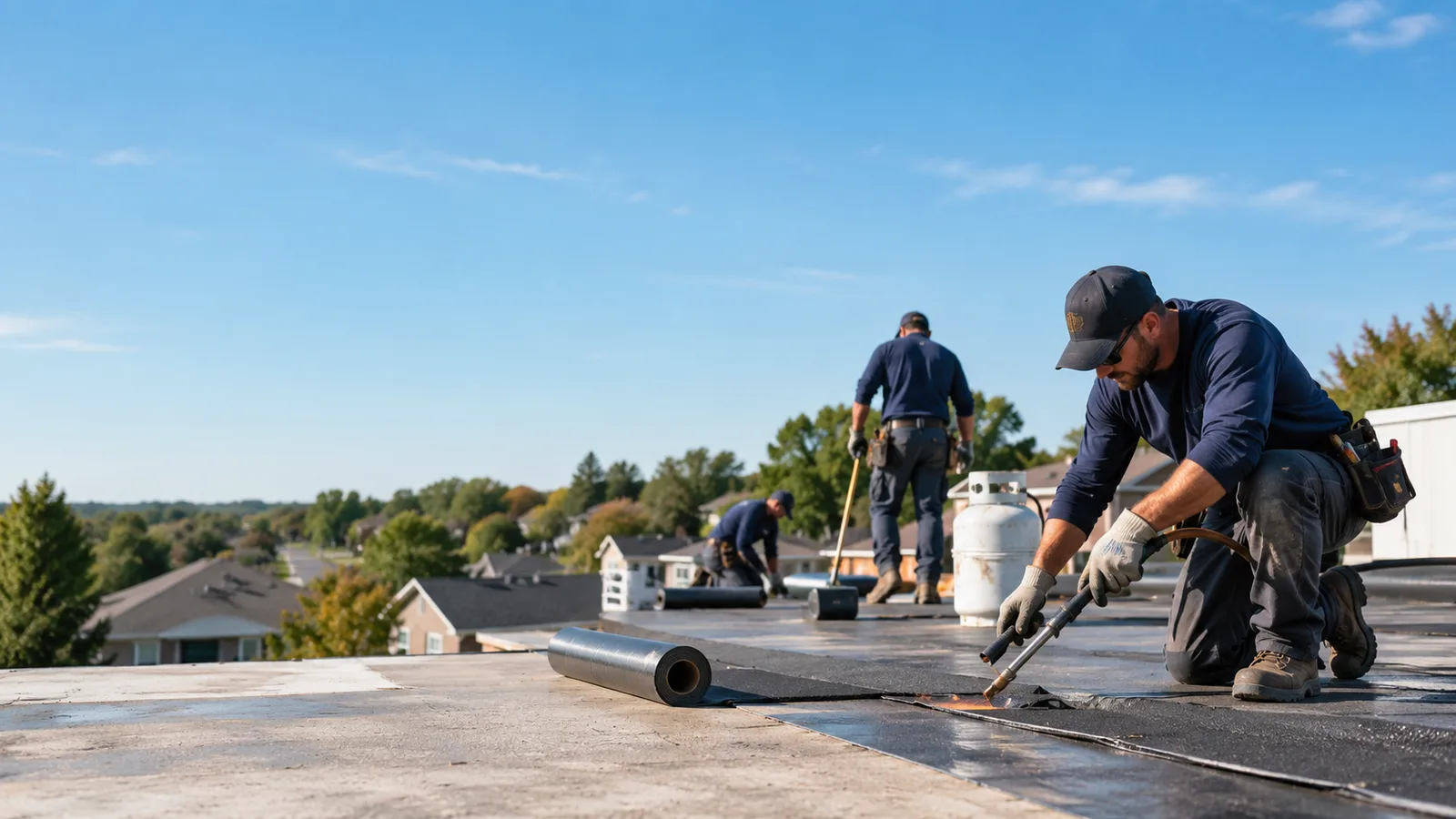 Flat Roof Leak Repair providers in Adair, IL